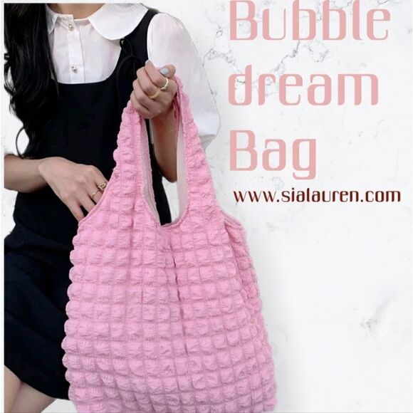 NWT PINK TOTE BAG 2024 SIA LAUREN COLLECTION - Picture 5 of 6